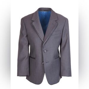 Dark Grey Tuxedo Jacket Charcoal Steel Gray Cardi International Kids 7 14 16